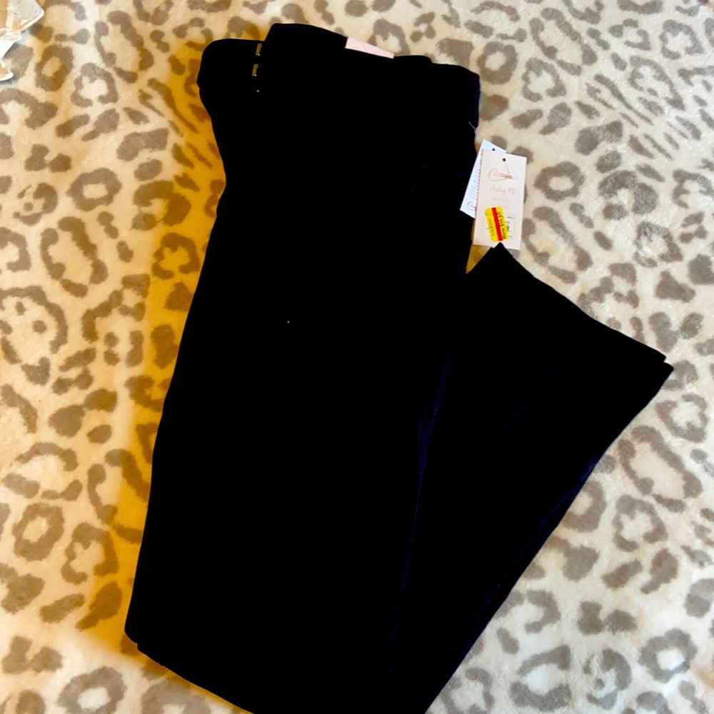 Juniors Black Bootcut Dress Pants
